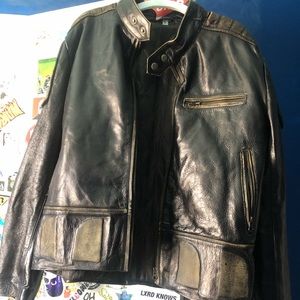 Distressed Leather jacket